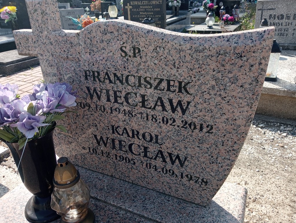 Grób Karol Więcław